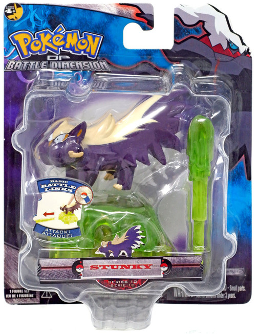 Pokemon Diamond Pearl Battle Dimension Series 10 Stunky Action