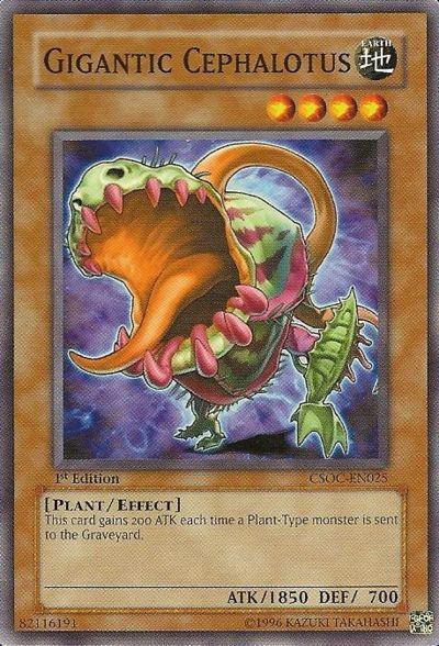 big chungus yugioh card Crossroads of Chaos Single Common Gigantic Cephalotus CSOC-EN025 Big Chungus Greeting Card by