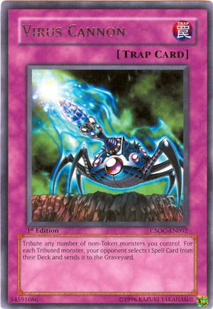 YuGiOh Crossroads of Chaos Single Card Rare Virus Cannon CSOC
