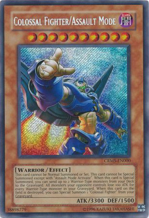 yugioh colossal fighter deck YuGiOh 5Ds Crimson Crisis Single Card Secret Rare FighterAssault Mode CRMS-EN000 EN043 Rarity Colossal Fighter/Assault Mode by AlanMac95