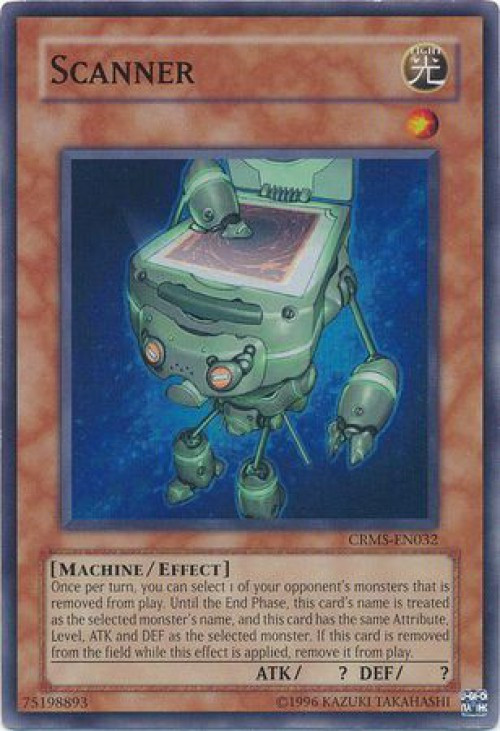 YuGiOh YuGiOh 5Ds Crimson Crisis Single Card Super Rare Scanner CRMS