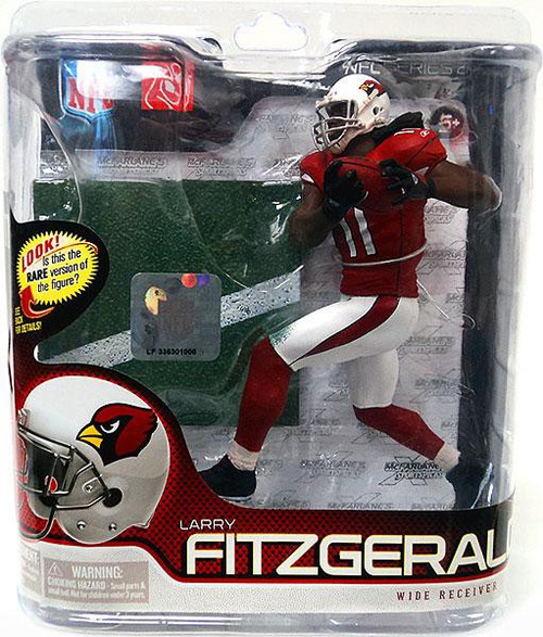 McFarlane Toys NFL Arizona Cardinals Sports Picks Football Series 27 Larry  Fitzgerald Action Figure Red Jersey - ToyWiz