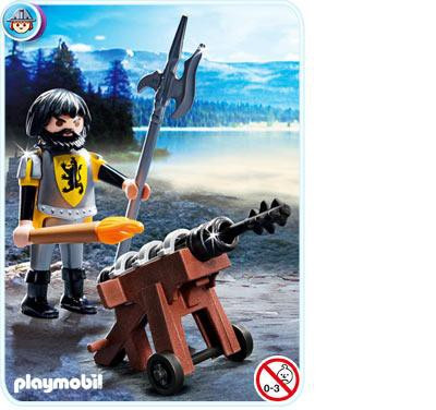 Playmobil Knights Lion Knight Cannon Guard Set 4870 Toywiz - lion knight roblox for the home knight lion character