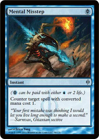 Magic The Gathering New Phyrexia Single Card Uncommon Mental