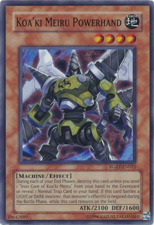 1x (EX) Koa'ki Meiru Ice - RGBT-EN025 - Rare - 1st Edition YuGiOh