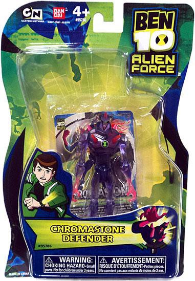 Ben 10 Alien Force Chromastone 4 Action Figure Defender, No Mini