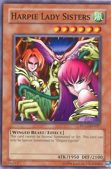 yugioh all harpie cards Lady Phoenix Formation [LC04-EN002] Ultra Rare that specifically lists the card Harpie Lady Sisters in its text 9 Cards set: + Harpie