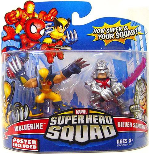 Marvel Super Hero Squad Series 15 Wolverine Samurai 3 Mini Figure