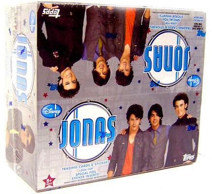 ジョナス　ディズニーチャンネル　ステッカー Disney Jonas Brothers Jonas Brothers Trading Card Sticker Box