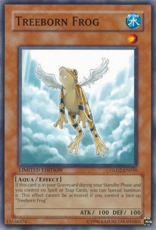 YuGiOh Gold Series 2 2009 Single Card Common Treeborn Frog GLD2 EN010 