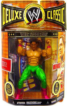 Wwe Wrestling Deluxe Classic Superstars Series 7 Tito Santana Exclusive Action Figure Jakks Pacific Toywiz - tito uniform roblox