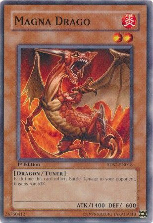 Yu-Gi-Oh! - Magna Drago (5DS1-EN013) - 5Ds Starter Deck - Unlimited Edition - Common By Yu-Gi-Oh