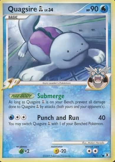 quagsire pokemon card (26/109) (Stamped) [EX: Team Rocket Returns] Listed cards may have imperfections. Pokemon Platinum Rising Rivals Single