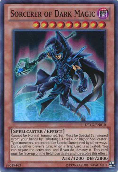 YuGiOh Duelist Pack Yugi Single Card Super Rare Sorcerer of Dark Magic  DPYG-EN010 - ToyWiz