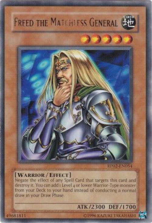 YuGiOh Retro Pack 2 Single Card Rare Freed the Matchless General RP02