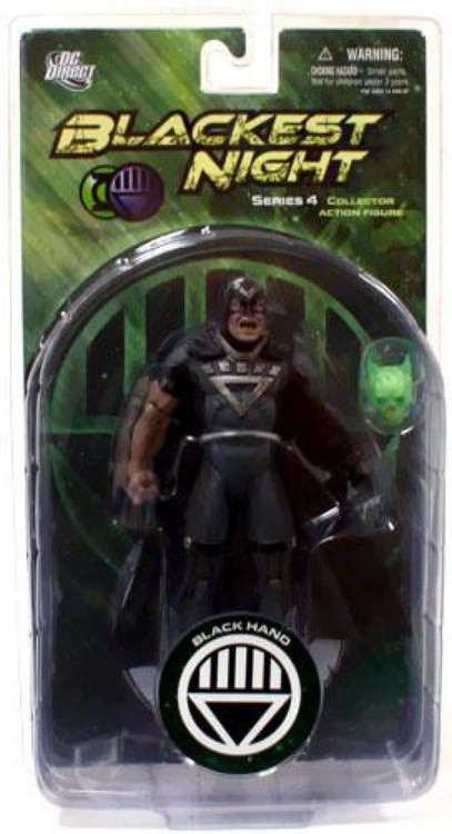 DC Green Lantern Blackest Night Series 4 Black Hand Action Figure