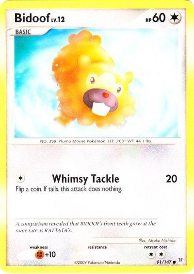 bidoof pokemon card price - (73) Choose 1 of the Defending Pokemons attacks 2023 Pokemon Sword & Shield