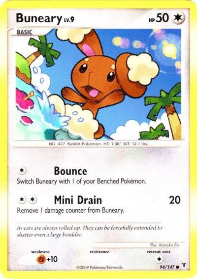 pokemon card buneary Buneary (55/99) [Platinum: Arceus] main image 1