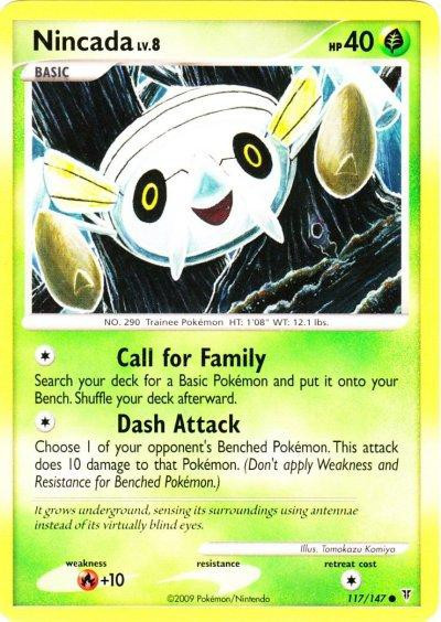 Pokemon Platinum Supreme Victors Single Card Common Nincada 117