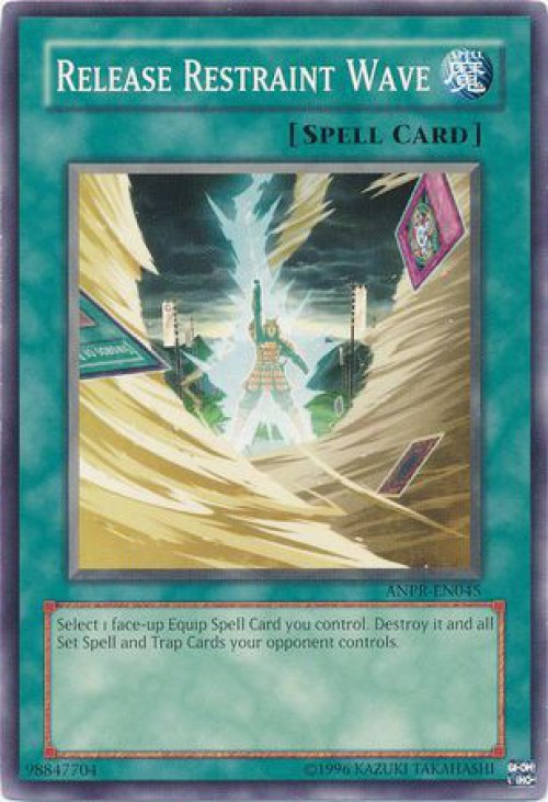 YuGiOh Ancient Prophecy Single Card Common Release Restraint Wave