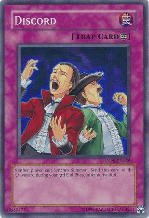 YuGiOh Ancient Prophecy Single Card Super Rare Discord ANPR-EN068