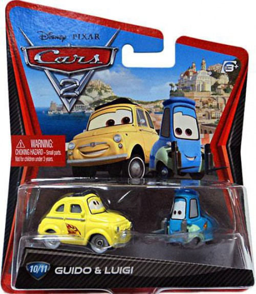 Disney Pixar Cars Cars 2 Main Series Guido Luigi 155 Diecast Car