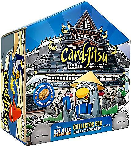 Club Penguin Card Jitsu Trading Cards Collectors Tin Disney Series 1  Collectable