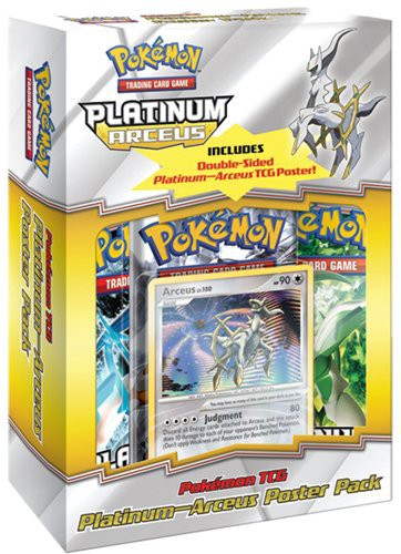 Pokemon Trading Card Game Platinum Arceus Poster Box Special