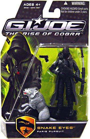 Gi Joe The Rise Of Cobra Snake Eyes 3 75 Action Figure Paris