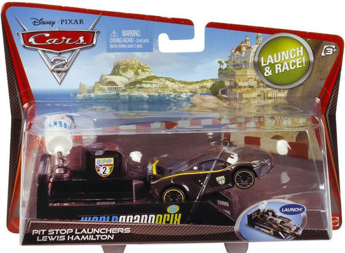 Disney Pixar Cars Cars 2 Pit Stop Launchers Lewis Hamilton