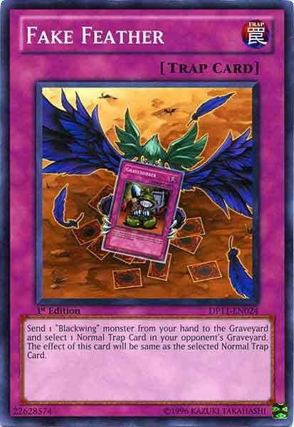 YuGiOh YuGiOh 5Ds Duelist Pack Crow Single Card Common Fake Feather  DP11-EN024 - ToyWiz