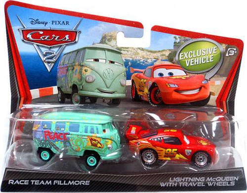 Disney Pixar Cars Cars 2 Race Team Fillmore Lightning
