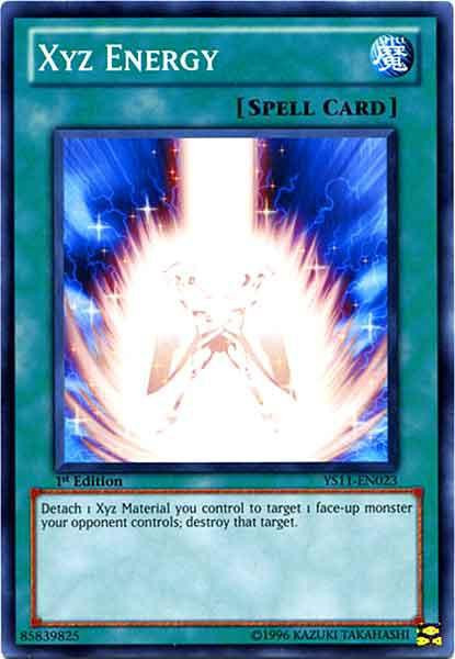 YuGiOh Trading Card Game Dawn of the Xyz Single Card Common Xyz Energy  YS11-EN023 - ToyWiz