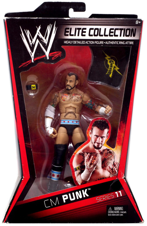 WWE Wrestling Elite Collection Series 11 CM Punk Action Figure 