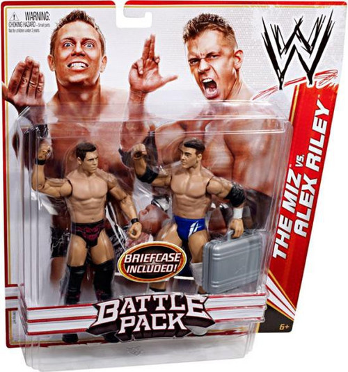 WWE Wrestling Battle Pack Series 13 The Miz vs. Alex Riley Action 