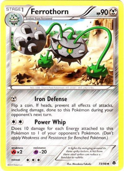 ferroseed pokemon card - 130/202 - Sword & Shield Common Card Type Pokemon Black White Next Destinies