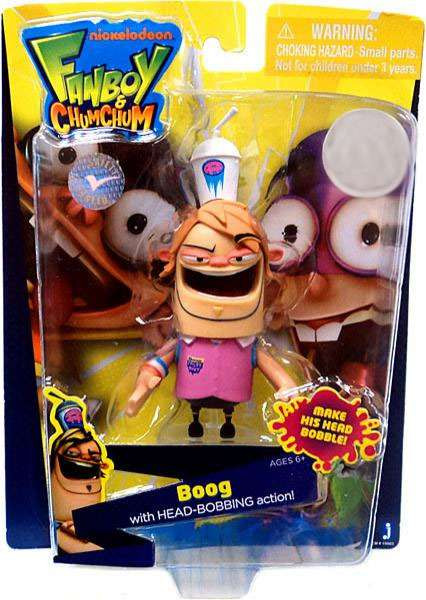 Review and photos of Fanboy and Chum Chum action figures by Jazwares