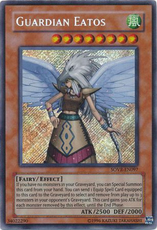 YuGiOh Stardust Overdrive Single Card Secret Rare Guardian Eatos