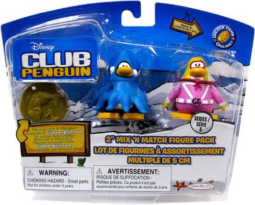 Club Penguin Mix N Match Series 5 Gamma Girl Squidzoid Mini Figure