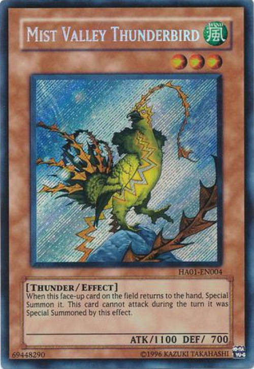 mist valley shaman yugioh original card HAC1-EN057 Yu-Gi-Oh! Mist Valley Shaman Original Card