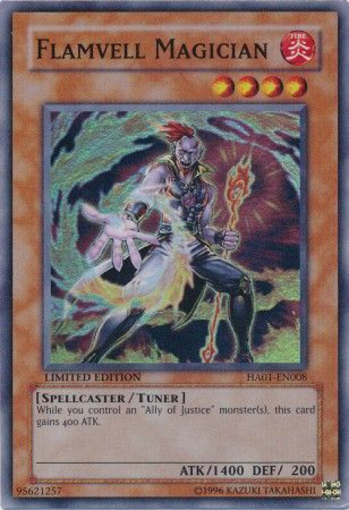 YuGiOh Hidden Arsenal 1 Single Card Super Rare Flamvell Magician HA01-EN008  - ToyWiz