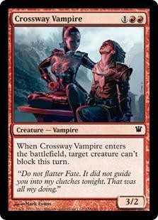 vampire card draw mtg Magic The Gathering Trading Game Innistrad Single Card Common Crossway 135 Vampires Vengeance deals 2 damage to each non Welcoming Vampire MTG - Innistrad: