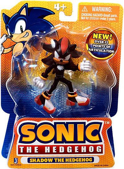  Sonic the Hedgehog: Shadow the Hedgehog 6 Super Posers Action  Figure : Toys & Games