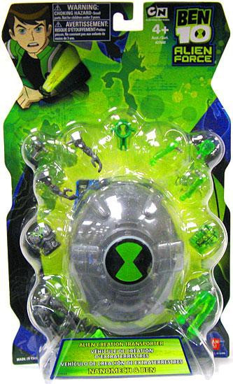 Ben 10 Alien Force Alien X & Goop (2009) Bandai Black Creation Transporter  Figure Toy - (1) 