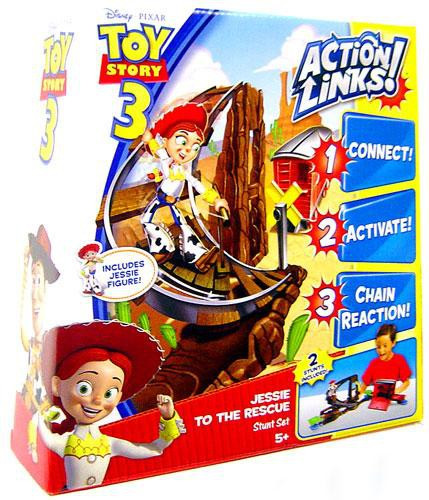 Toy Story 3 Action Links Stunt Set Jessie to the Rescue