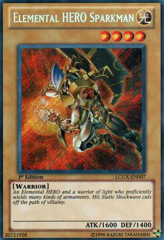 遊戯王ラッシュデュエル ELEMENTAL HERO SPARKMAN EHC-2 YuGiOh GX Trading Card Game Legendary Collection 2 Single Card