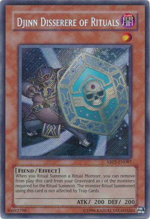 yugioh djinn ritual deck YU-GI-OH! - Presider of Rituals (THSF-EN037) - The Secret Forces - 1st Edition All cards will be carefully packed for safe transit Yugioh Djinn Deck April 2014