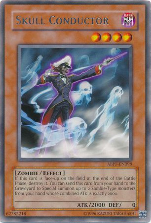 YuGiOh Trading Card Game Absolute Powerforce Single Card Rare Skull Conductor ABPF-EN098 - ToyWiz YuGiOh Trading Card Game Absolute Powerforce Single Card Rare Skull Conductor ABPF-EN098 - ToyWiz