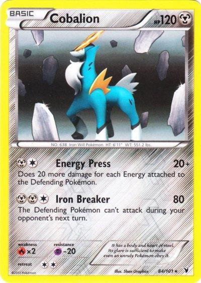 cobalion pokemon card price Pokemon Black White Noble Victories Single Card Holo Rare Cobalion 84