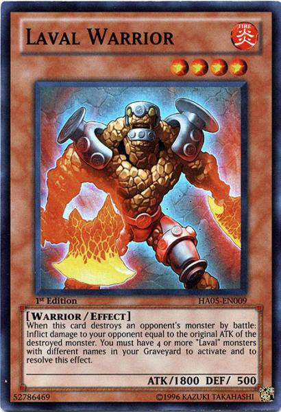 yugioh laval cards YU-GI-OH! - Lancelord (SDOK-EN008) - Structure Deck: Onslaught of The Fire Kings - 1st Edition Yu-Gi-Oh LAVAL WARRIOR - Super